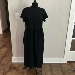 Pyne & Smith 100% linen dress black size L